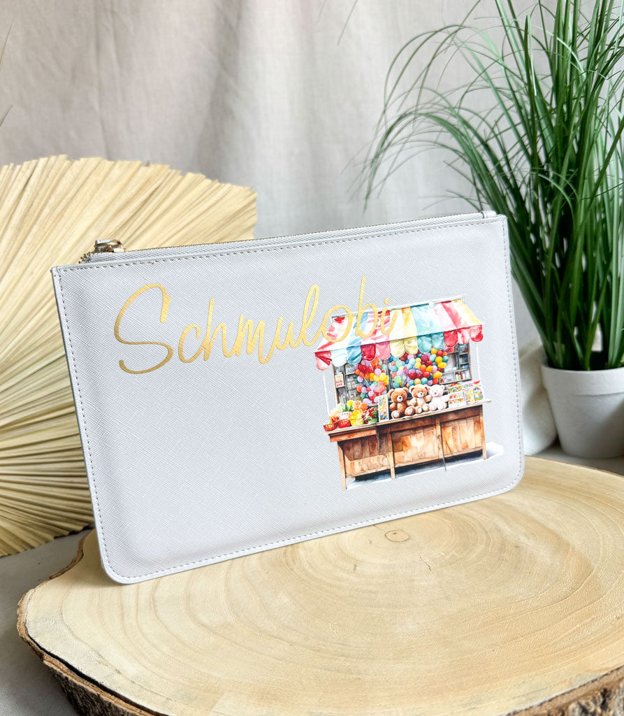 schmale Geldtasche | Leder | "Pfeilewagen"