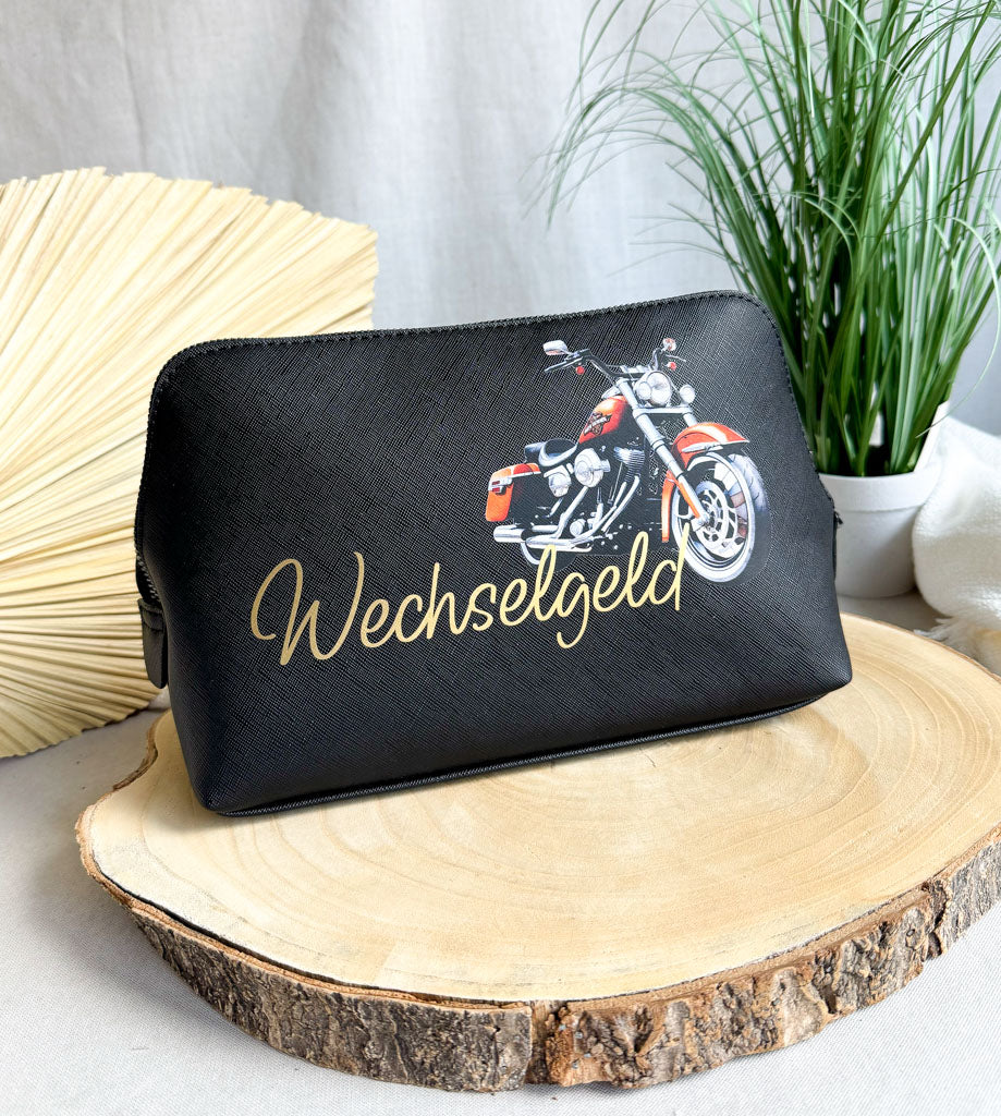 breite Geldtasche | Leder | "Harley"