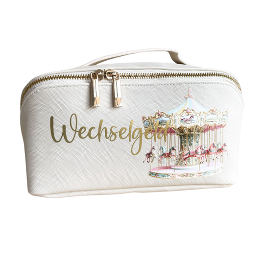 Wechselgeldtasche | Leder | "Pferdekarussell"