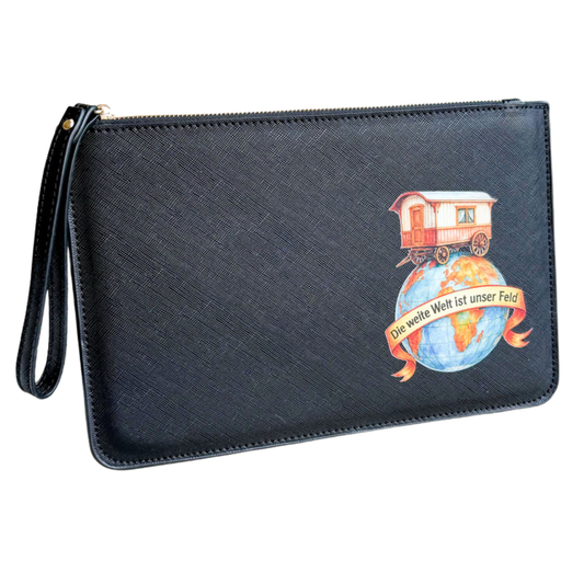 schmale Geldtasche | Leder | "weite Weld"