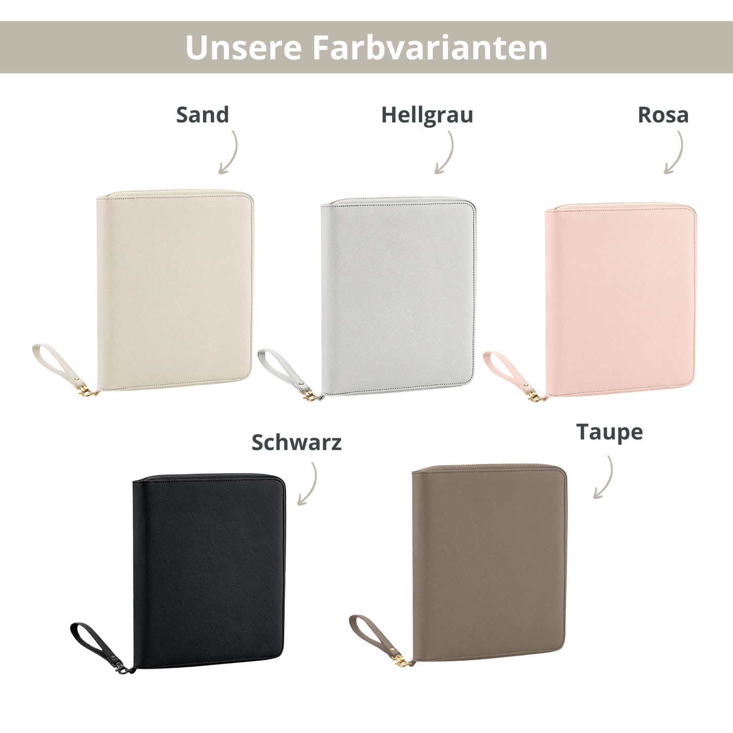 Familienorganizer | Leder | "Pferdekarussell"