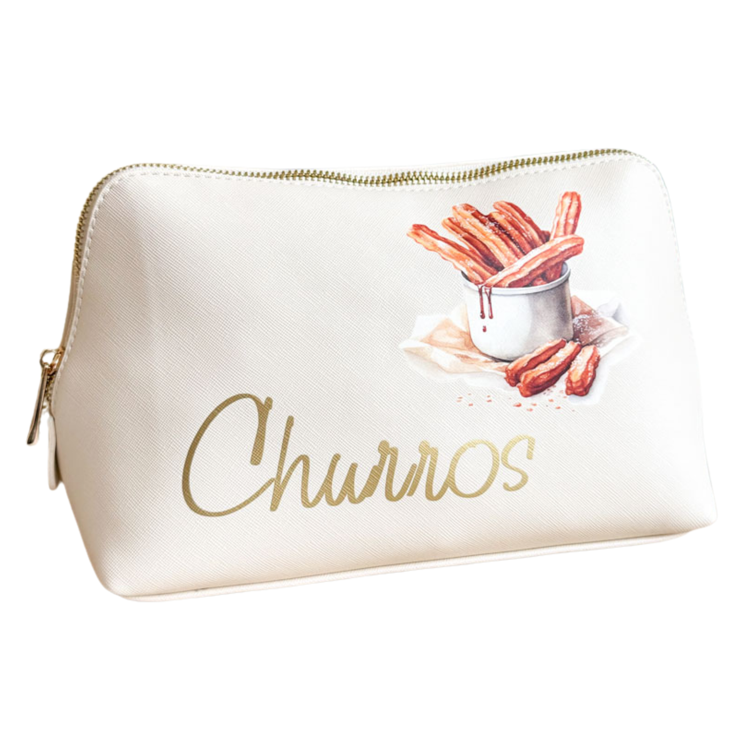 breite Geldtasche | Leder | "Churros"