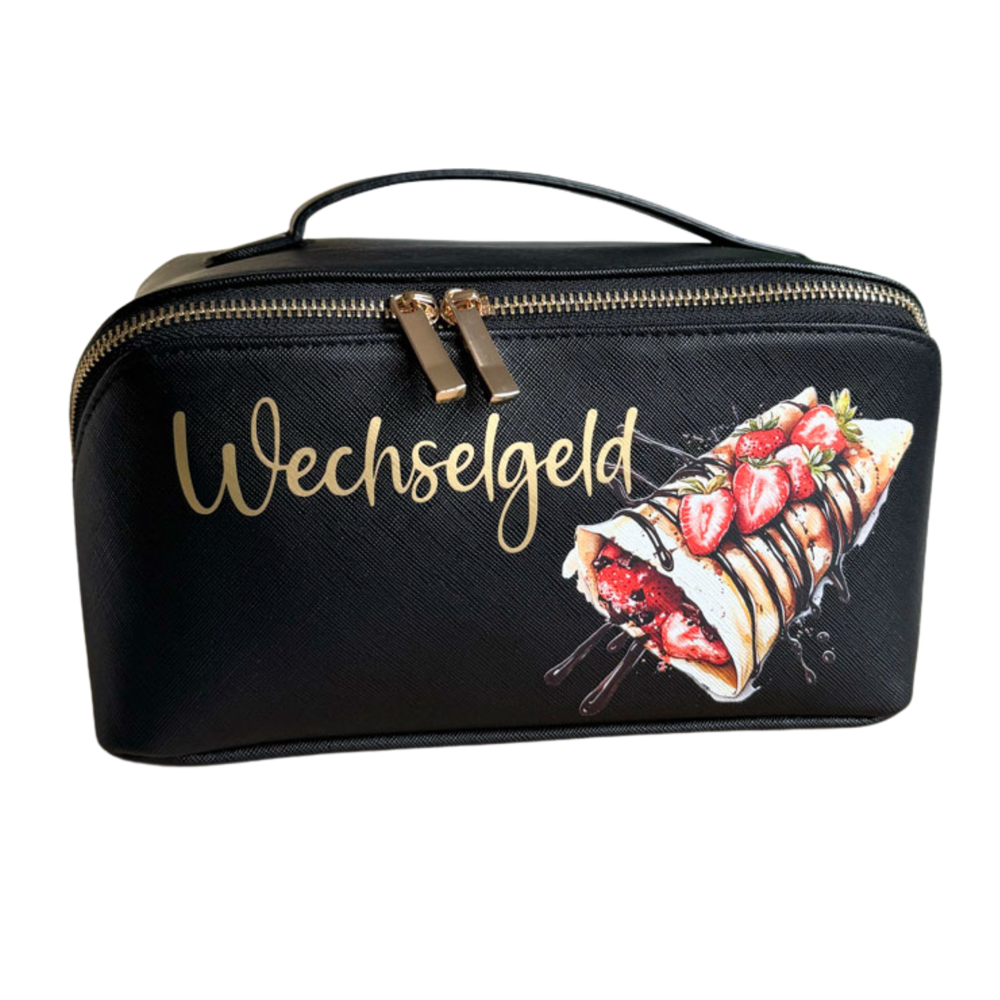 Wechselgeldtasche | Leder | "Crêpes"