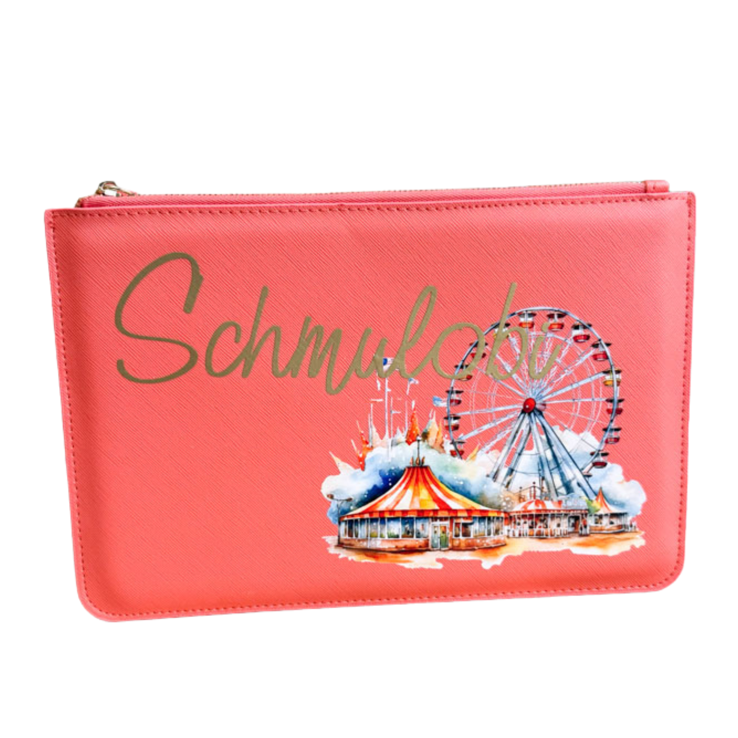 schmale Geldtasche | Leder | "Festplatz"