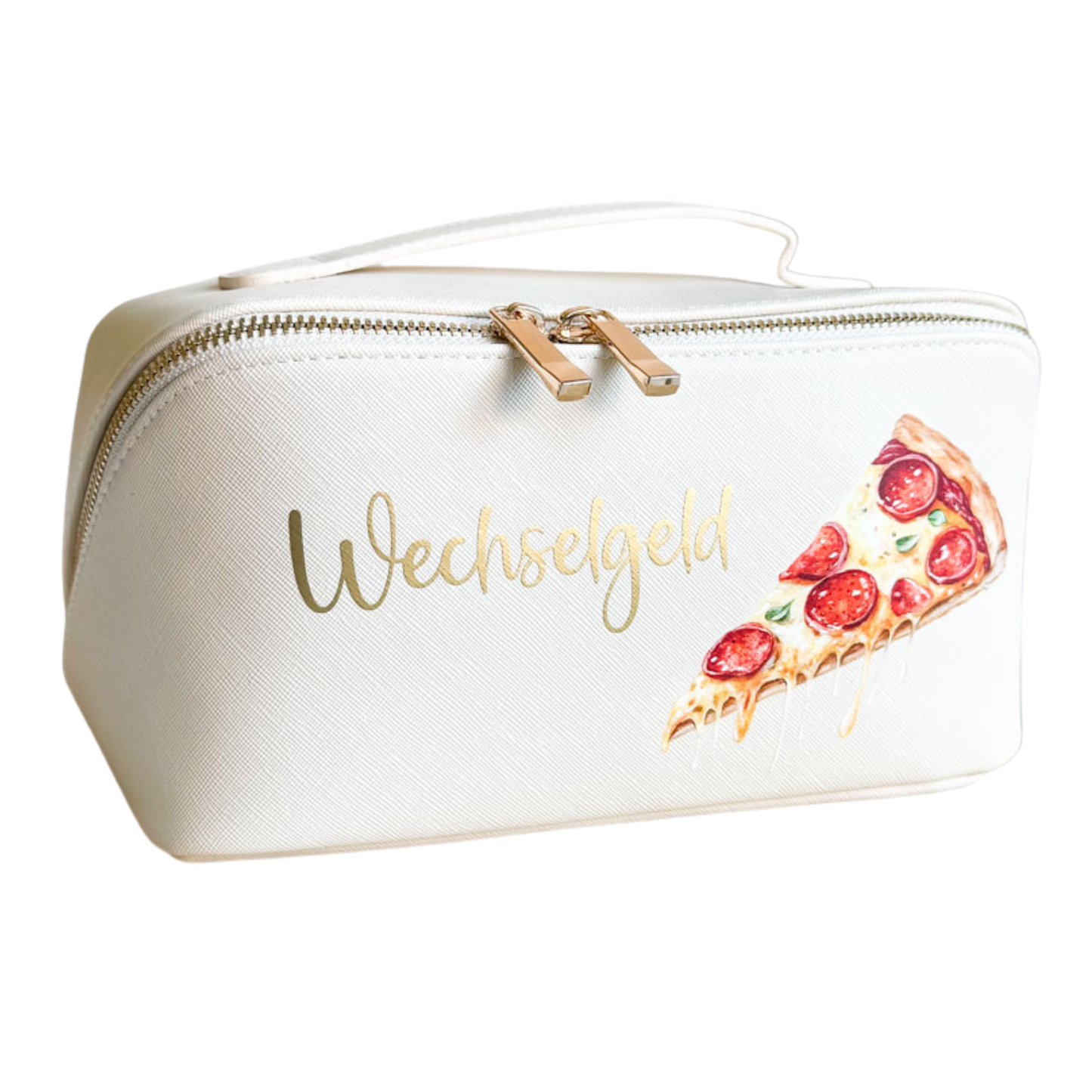 Wechselgeldtasche | Leder | "Pizza"