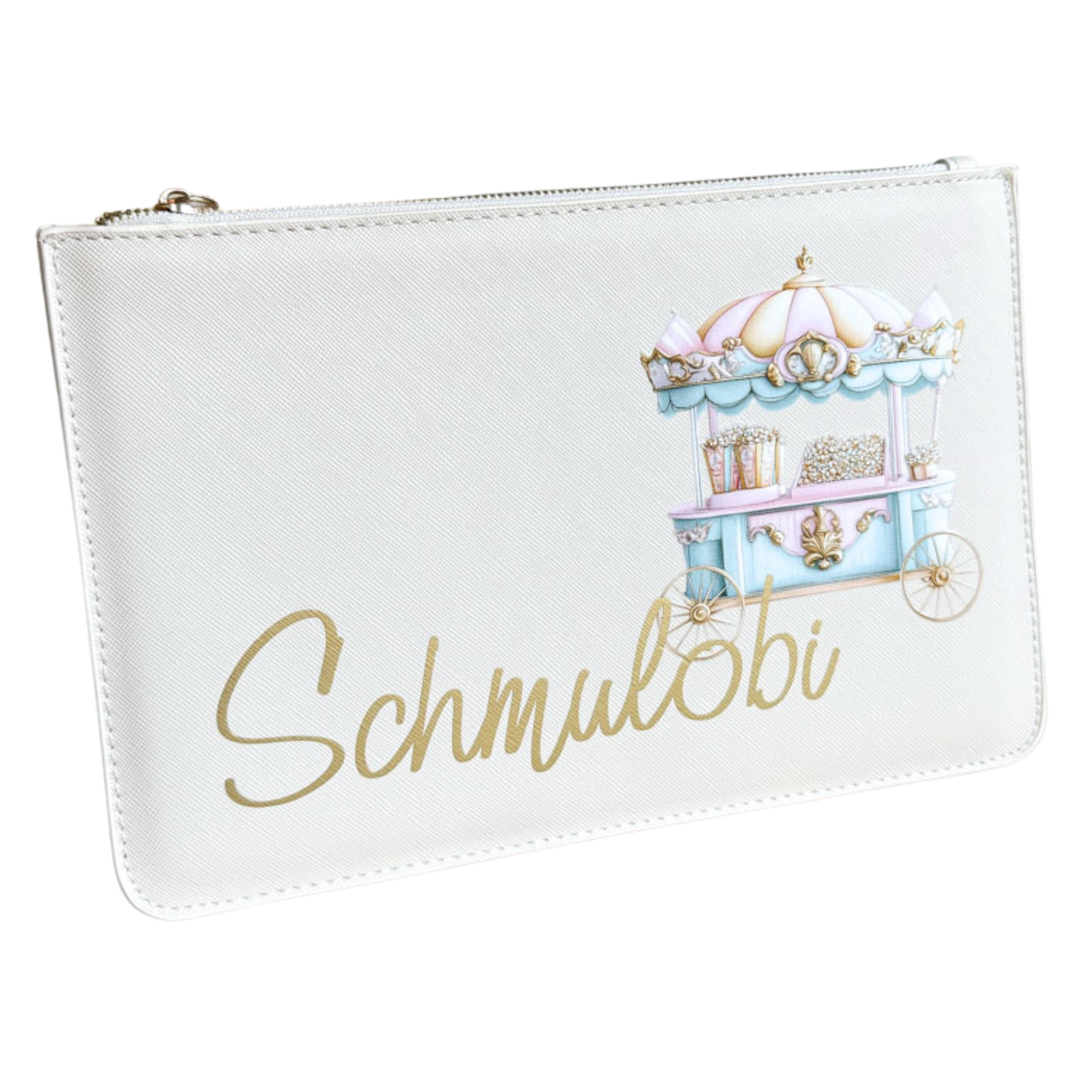 schmale Geldtasche | Leder | "Popcorn"