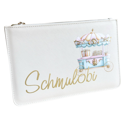 schmale Geldtasche | Leder | "Popcorn"