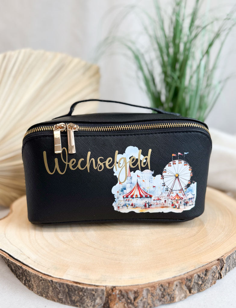 Wechselgeldtasche | Leder | "Kirmes"