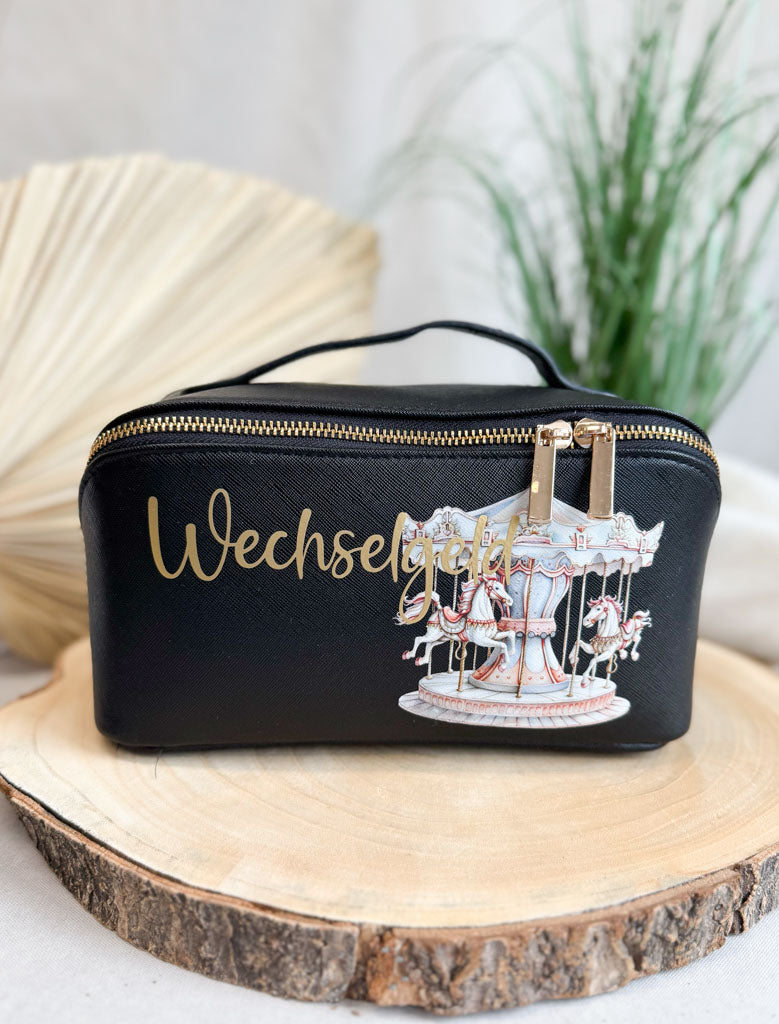 Wechselgeldtasche | Leder | "Karussell"