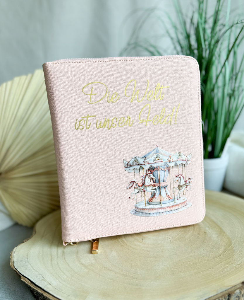 Familienorganizer | Leder | "Karussell"