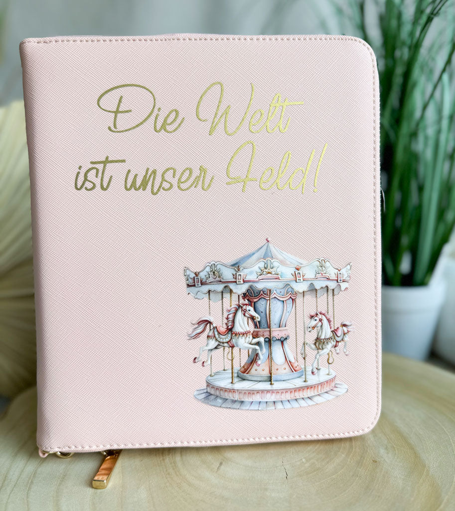 Familienorganizer | Leder | "Karussell"