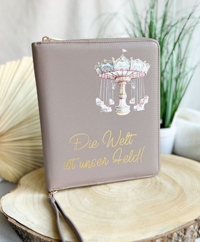 Familienorganizer | Leder | "Kettenkarussell"
