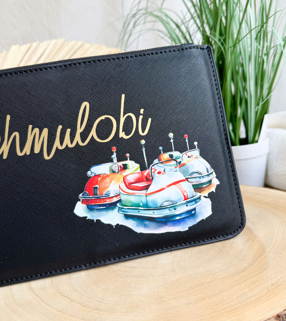schmale Geldtasche | Leder | "Scooter-Chaisen"