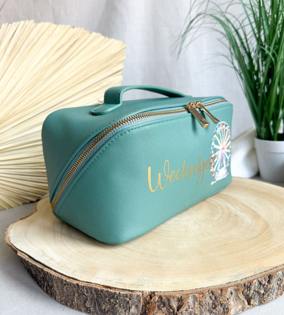 Wechselgeldtasche | Leder | "Regenbogen Riesenrad"