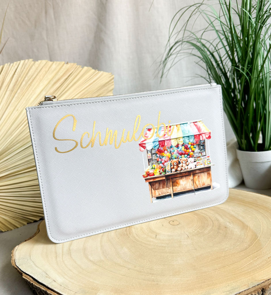schmale Geldtasche | Leder | "Pfeilewagen"