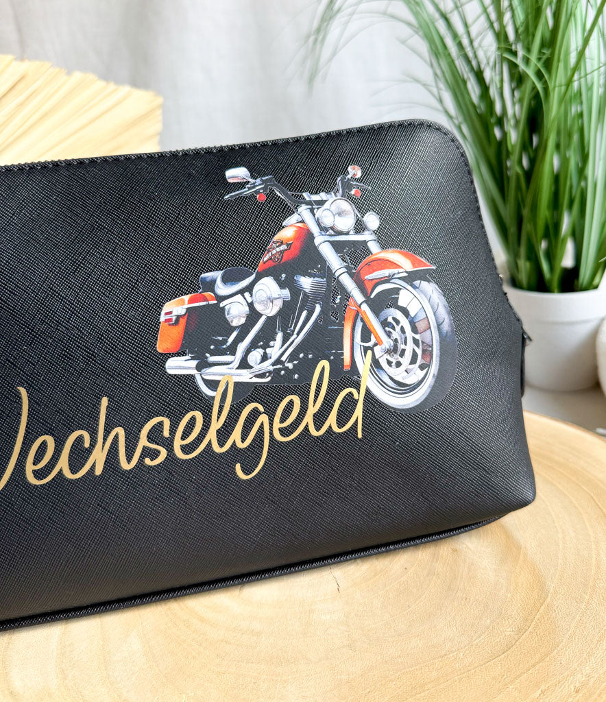 breite Geldtasche | Leder | "Harley"