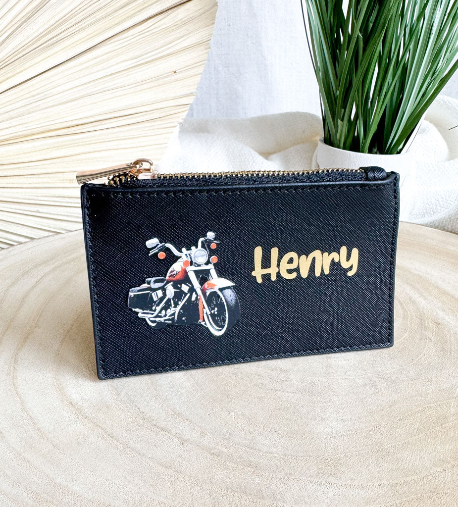 Mini-Potemonnaie | Leder | "Harley"