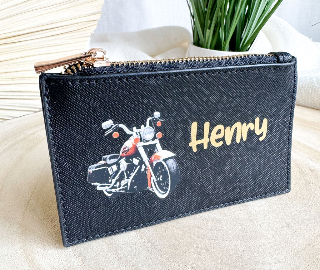 Mini-Potemonnaie | Leder | "Harley"
