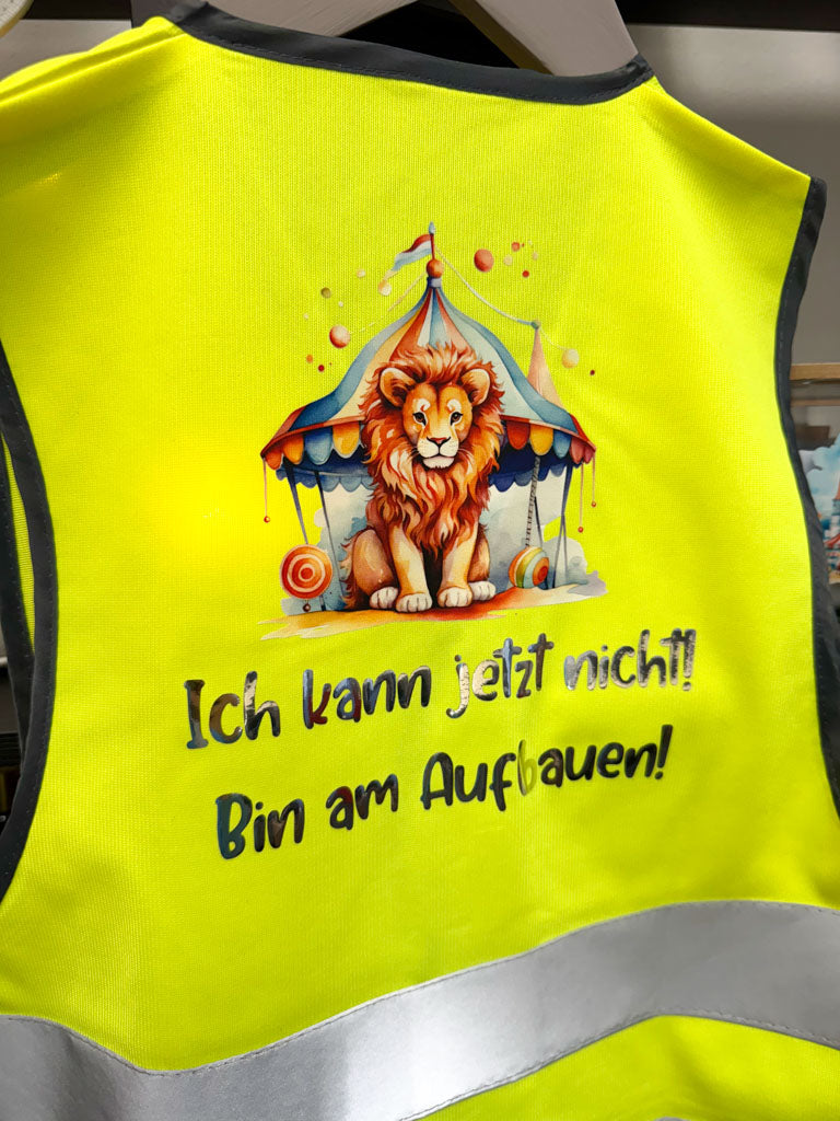 Kinder-Warnweste | "Zirkus Löwe"