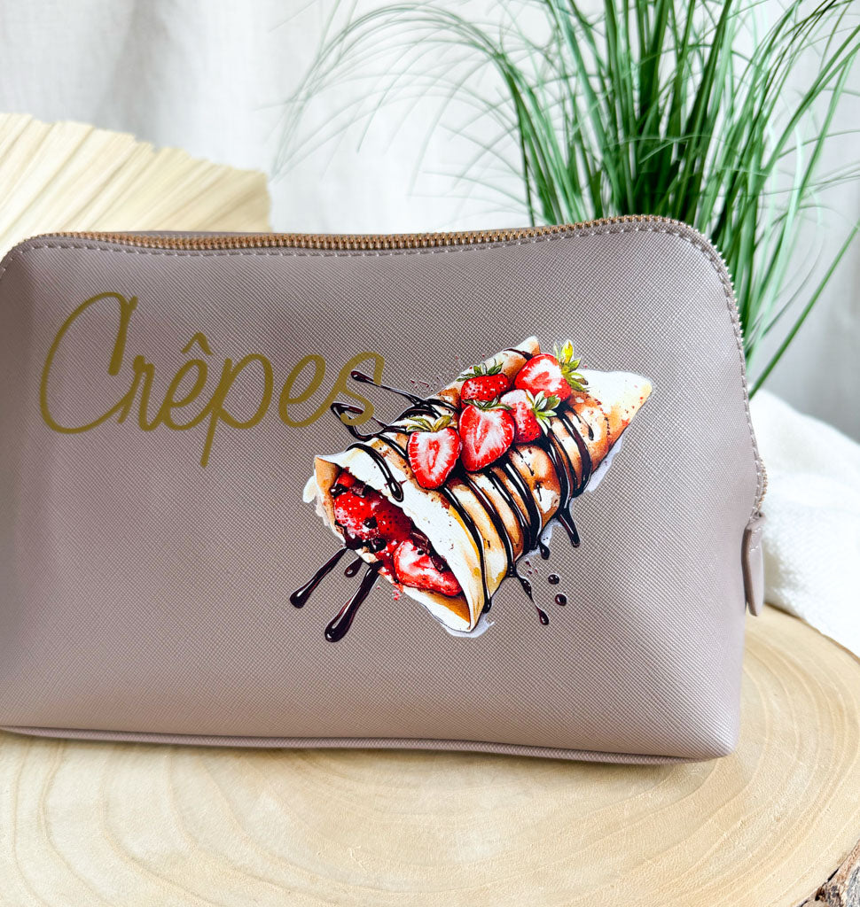 breite Geldtasche | Leder | "Crêpes"