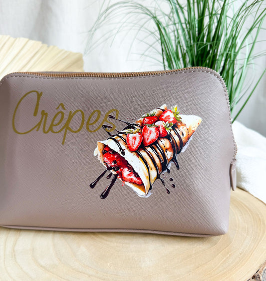 breite Geldtasche | Leder | "Crêpes"