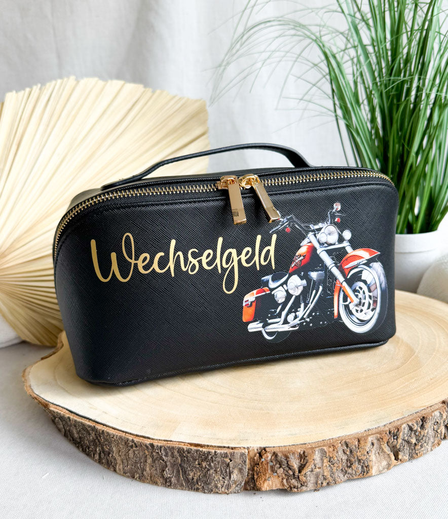 Wechselgeldtasche | Leder | "Harley"