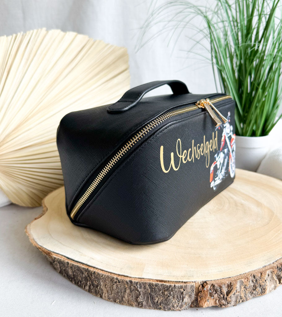 Wechselgeldtasche | Leder | "Harley"