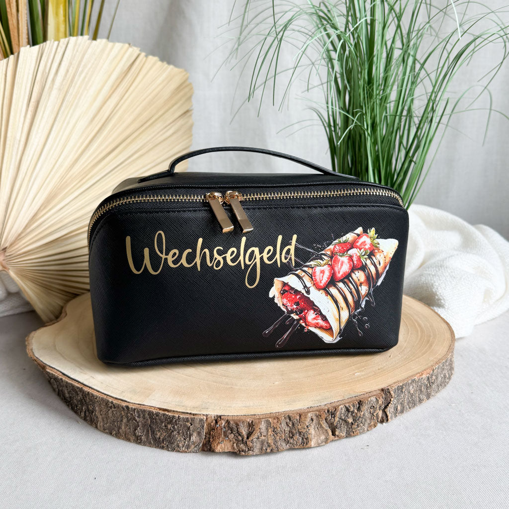 Wechselgeldtasche | Leder | "Crêpes"