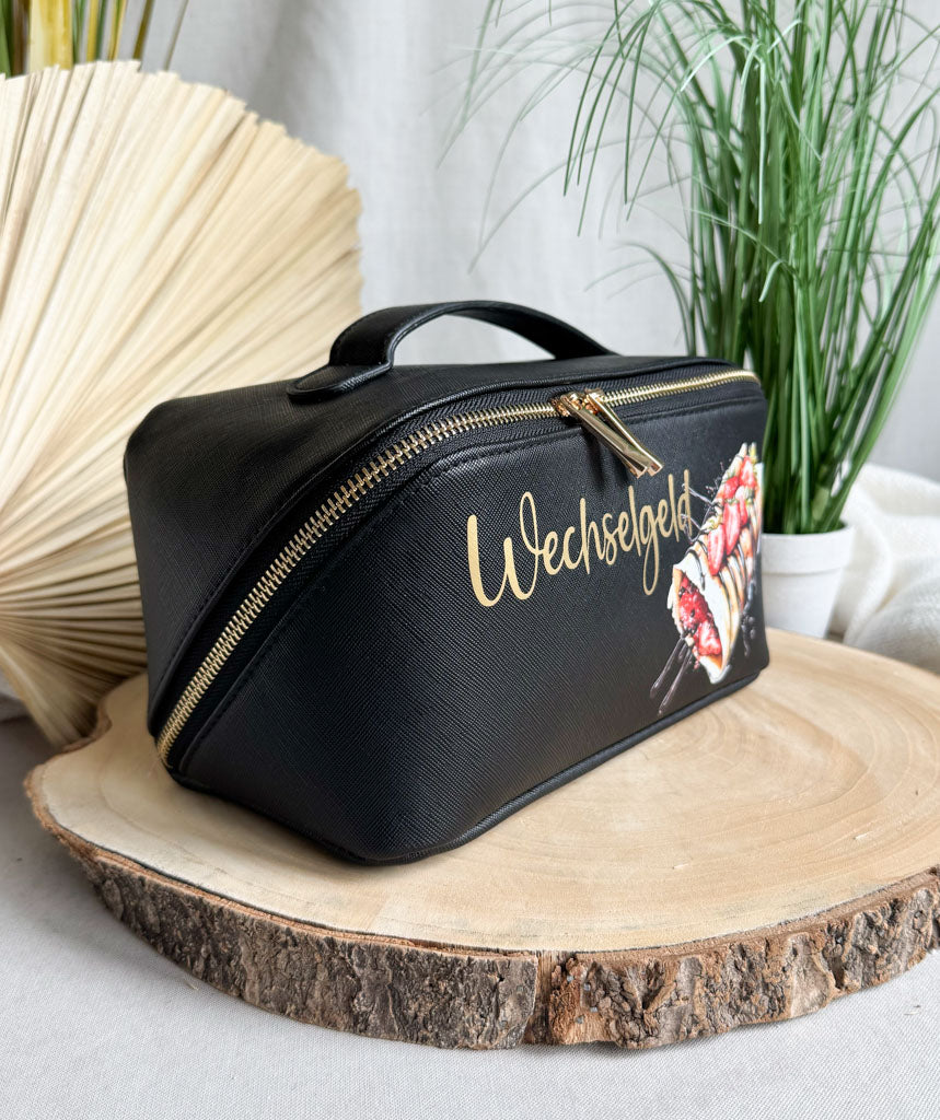 Wechselgeldtasche | Leder | "Crêpes"