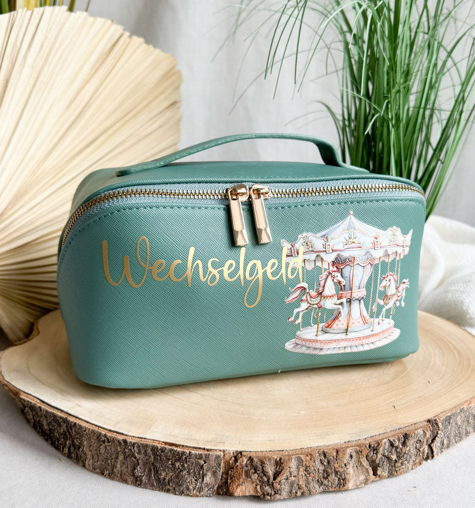 Wechselgeldtasche | Leder | "Karussell"